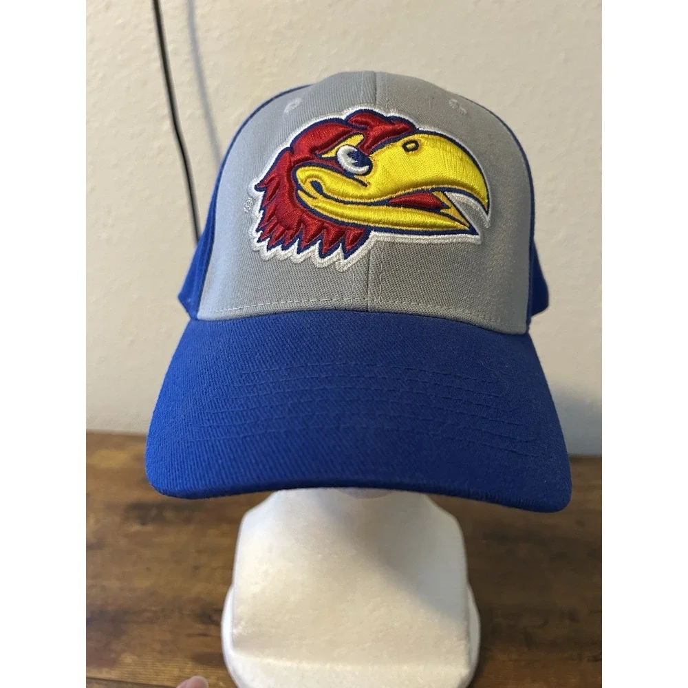 New University Of Kansas Jayhawks Top of the World Snapback Hat Cap Embroidered